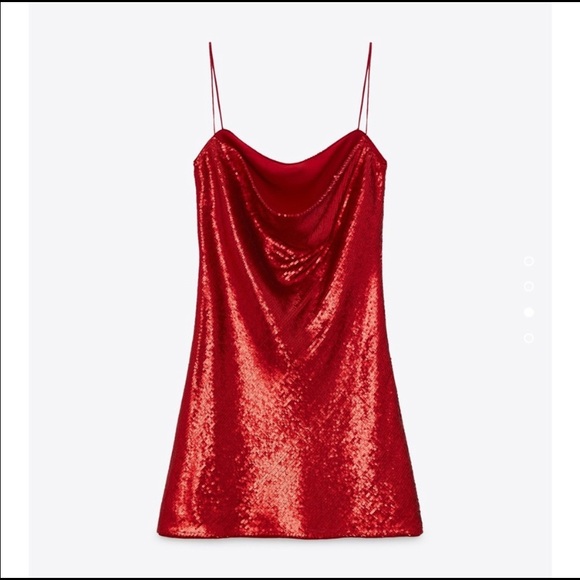 New with tags, beautiful dress ZARA SEQUIN DRESS - Picture 12 of 17